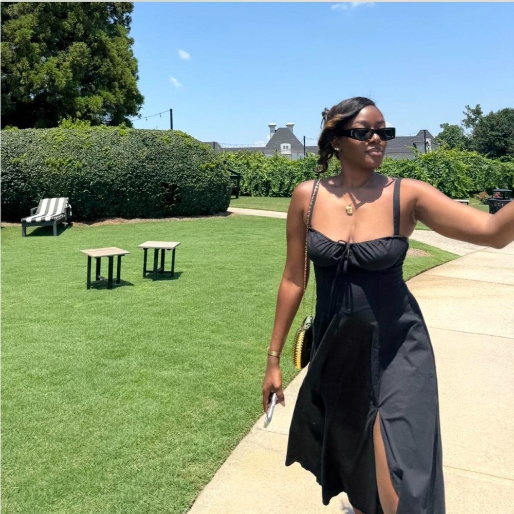 Black Midi Dress